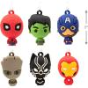 imageHallmark Marvel Super Heroes Mini Christmas Ornaments Shatterproof Set of 6Mini Ornaments