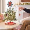 imageHallmark Marvel Super Heroes Mini Christmas Ornaments Shatterproof Set of 6Mini Tree Topper with Ornaments