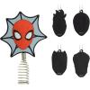 imageHallmark Marvel Super Heroes Mini Christmas Ornaments Shatterproof Set of 6Mini Tree Topper with Ornaments