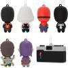 imageHallmark Marvel Super Heroes Mystery Christmas Ornaments Set of 2 ShatterproofSpiderMan Mystery