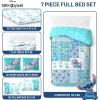 imageJay Franco Comforter Set Includes Sheets and Pillow Covers  Soft and Cozy Bed Set for Stylish Room Decor Blue  The Fantastic Four 5 Piece Twin Size BeddingMulti  Lilo and Stitch 02