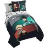 imageJay Franco Comforter Set Includes Sheets and Pillow Covers  Soft and Cozy Bed Set for Stylish Room Decor Blue  The Fantastic Four 5 Piece Twin Size BeddingBlack  My Hero Academia