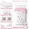 imageJay Franco Comforter Set Includes Sheets and Pillow Covers  Soft and Cozy Bed Set for Stylish Room Decor Blue  The Fantastic Four 5 Piece Twin Size BeddingWhite  Aristocats