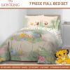 imageJay Franco Comforter Set Includes Sheets and Pillow Covers  Soft and Cozy Bed Set for Stylish Room Decor Blue  The Fantastic Four 5 Piece Twin Size BeddingMulti  Lion King
