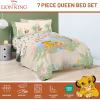 imageJay Franco Comforter Set Includes Sheets and Pillow Covers  Soft and Cozy Bed Set for Stylish Room Decor Blue  The Fantastic Four 5 Piece Twin Size BeddingMulti  Lion King