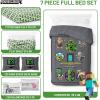 imageJay Franco Comforter Set Includes Sheets and Pillow Covers  Soft and Cozy Bed Set for Stylish Room Decor Blue  The Fantastic Four 5 Piece Twin Size BeddingGrey  Minecraft Movie