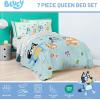 imageJay Franco Comforter Set Includes Sheets and Pillow Covers  Soft and Cozy Bed Set for Stylish Room Decor Blue  The Fantastic Four 5 Piece Twin Size BeddingBlue  Bluey