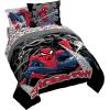 imageJay Franco Comforter Set Includes Sheets and Pillow Covers  Soft and Cozy Bed Set for Stylish Room Decor Blue  The Fantastic Four 5 Piece Twin Size BeddingBlack  Spiderman
