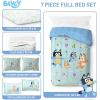 imageJay Franco Comforter Set Includes Sheets and Pillow Covers  Soft and Cozy Bed Set for Stylish Room Decor Blue  The Fantastic Four 5 Piece Twin Size BeddingBlue  Bluey
