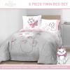 imageJay Franco Comforter Set Includes Sheets and Pillow Covers  Soft and Cozy Bed Set for Stylish Room Decor Blue  The Fantastic Four 5 Piece Twin Size BeddingWhite  Aristocats