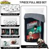 imageJay Franco Comforter Set Includes Sheets and Pillow Covers  Soft and Cozy Bed Set for Stylish Room Decor Blue  The Fantastic Four 5 Piece Twin Size BeddingBlack  My Hero Academia