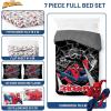 imageJay Franco Comforter Set Includes Sheets and Pillow Covers  Soft and Cozy Bed Set for Stylish Room Decor Blue  The Fantastic Four 5 Piece Twin Size BeddingBlack  Spiderman