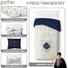 imageJay Franco Comforter Set Includes Sheets and Pillow Covers  Soft and Cozy Bed Set for Stylish Room Decor Blue  The Fantastic Four 5 Piece Twin Size BeddingBeige  Harry Potter