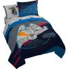 imageJay Franco Comforter Set Includes Sheets and Pillow Covers  Soft and Cozy Bed Set for Stylish Room Decor Blue  The Fantastic Four 5 Piece Twin Size BeddingDark Blue  Star Wars