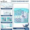 imageJay Franco Comforter Set Includes Sheets and Pillow Covers  Soft and Cozy Bed Set for Stylish Room Decor Blue  The Fantastic Four 5 Piece Twin Size BeddingMulti  Lilo and Stitch 02