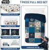 imageJay Franco Comforter Set Includes Sheets and Pillow Covers  Soft and Cozy Bed Set for Stylish Room Decor Blue  The Fantastic Four 5 Piece Twin Size BeddingBlue  Star Wars 01