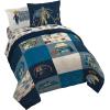 imageJay Franco Comforter Set Includes Sheets and Pillow Covers  Soft and Cozy Bed Set for Stylish Room Decor Blue  The Fantastic Four 5 Piece Twin Size BeddingBlue  Star Wars 01
