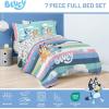 imageJay Franco Comforter Set Includes Sheets and Pillow Covers  Soft and Cozy Bed Set for Stylish Room Decor Blue  The Fantastic Four 5 Piece Twin Size BeddingMulti  Bluey  Bingo