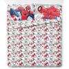 imageJay Franco Comforter Set Includes Sheets and Pillow Covers  Soft and Cozy Bed Set for Stylish Room Decor Blue  The Fantastic Four 5 Piece Twin Size BeddingBlack  Spiderman