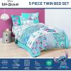 imageJay Franco Comforter Set Includes Sheets and Pillow Covers  Soft and Cozy Bed Set for Stylish Room Decor Blue  The Fantastic Four 5 Piece Twin Size BeddingMulti  Lilo and Stitch 02