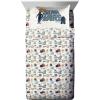 imageJay Franco Comforter Set Includes Sheets and Pillow Covers  Soft and Cozy Bed Set for Stylish Room Decor Blue  The Fantastic Four 5 Piece Twin Size BeddingBlue  Star Wars 01