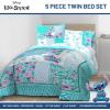 imageJay Franco Comforter Set Includes Sheets and Pillow Covers  Soft and Cozy Bed Set for Stylish Room Decor Blue  The Fantastic Four 5 Piece Twin Size BeddingMulti  Lilo and Stitch 02