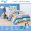 imageJay Franco Comforter Set Includes Sheets and Pillow Covers  Soft and Cozy Bed Set for Stylish Room Decor Blue  The Fantastic Four 5 Piece Twin Size BeddingMulti  Bluey  Bingo