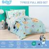 imageJay Franco Comforter Set Includes Sheets and Pillow Covers  Soft and Cozy Bed Set for Stylish Room Decor Blue  The Fantastic Four 5 Piece Twin Size BeddingBlue  Bluey