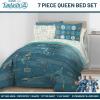 imageJay Franco Comforter Set Includes Sheets and Pillow Covers  Soft and Cozy Bed Set for Stylish Room Decor Blue  The Fantastic Four 5 Piece Twin Size BeddingBlue  Fantastic Four