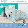 imageJay Franco Comforter Set Includes Sheets and Pillow Covers  Soft and Cozy Bed Set for Stylish Room Decor Blue  The Fantastic Four 5 Piece Twin Size BeddingBlue  Bluey