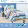 imageJay Franco Comforter Set Includes Sheets and Pillow Covers  Soft and Cozy Bed Set for Stylish Room Decor Blue  The Fantastic Four 5 Piece Twin Size BeddingMulti  Bluey  Bingo