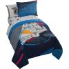 imageJay Franco Comforter Set Includes Sheets and Pillow Covers  Soft and Cozy Bed Set for Stylish Room Decor Blue  The Fantastic Four 5 Piece Twin Size BeddingDark Blue  Star Wars