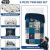 imageJay Franco Comforter Set Includes Sheets and Pillow Covers  Soft and Cozy Bed Set for Stylish Room Decor Blue  The Fantastic Four 5 Piece Twin Size BeddingBlue  Star Wars 01
