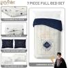 imageJay Franco Comforter Set Includes Sheets and Pillow Covers  Soft and Cozy Bed Set for Stylish Room Decor Blue  The Fantastic Four 5 Piece Twin Size BeddingBeige  Harry Potter