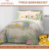 imageJay Franco Comforter Set Includes Sheets and Pillow Covers  Soft and Cozy Bed Set for Stylish Room Decor Blue  The Fantastic Four 5 Piece Twin Size BeddingMulti  Lion King