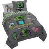 imageJay Franco Comforter Set Includes Sheets and Pillow Covers  Soft and Cozy Bed Set for Stylish Room Decor Blue  The Fantastic Four 5 Piece Twin Size BeddingGrey  Minecraft Movie