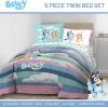 imageJay Franco Comforter Set Includes Sheets and Pillow Covers  Soft and Cozy Bed Set for Stylish Room Decor Blue  The Fantastic Four 5 Piece Twin Size BeddingMulti  Bluey  Bingo