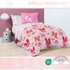 imageJay Franco Comforter Set Includes Sheets and Pillow Covers  Soft and Cozy Bed Set for Stylish Room Decor Blue  The Fantastic Four 5 Piece Twin Size BeddingPink  Cowgirl