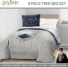 imageJay Franco Comforter Set Includes Sheets and Pillow Covers  Soft and Cozy Bed Set for Stylish Room Decor Blue  The Fantastic Four 5 Piece Twin Size BeddingBeige  Harry Potter