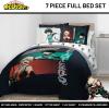 imageJay Franco Comforter Set Includes Sheets and Pillow Covers  Soft and Cozy Bed Set for Stylish Room Decor Blue  The Fantastic Four 5 Piece Twin Size BeddingBlack  My Hero Academia