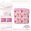imageJay Franco Comforter Set Includes Sheets and Pillow Covers  Soft and Cozy Bed Set for Stylish Room Decor Blue  The Fantastic Four 5 Piece Twin Size BeddingPink  Cowgirl