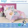 imageJay Franco Comforter Set Includes Sheets and Pillow Covers  Soft and Cozy Bed Set for Stylish Room Decor Blue  The Fantastic Four 5 Piece Twin Size BeddingPink  Bluey