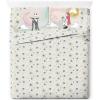 imageJay Franco Sheet Set with Fitted Flat Sheets ampamp Pillow Cover  UltraSoft Bedding with Pillowcase for Room Decor Beige  Fantastic Four 3 Piece TwinBeige  Nightmare Before Christmas