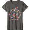 imageMarvel Avengers A Logo Symbol Holiday Christmas Icons TShirtAsphalt Grey