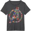 imageMarvel Avengers A Logo Symbol Holiday Christmas Icons TShirtDark Heather Grey
