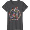 imageMarvel Avengers A Logo Symbol Holiday Christmas Icons TShirtDark Heather Grey