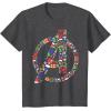 imageMarvel Avengers A Logo Symbol Holiday Christmas Icons TShirtDark Heather Grey