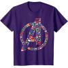 imageMarvel Avengers A Logo Symbol Holiday Christmas Icons TShirtPurple