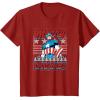 imageMarvel Christmas Captain America Ugly Sweater Pattern TShirtCranberry Red