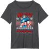 imageMarvel Christmas Captain America Ugly Sweater Pattern TShirtDark Heather Grey